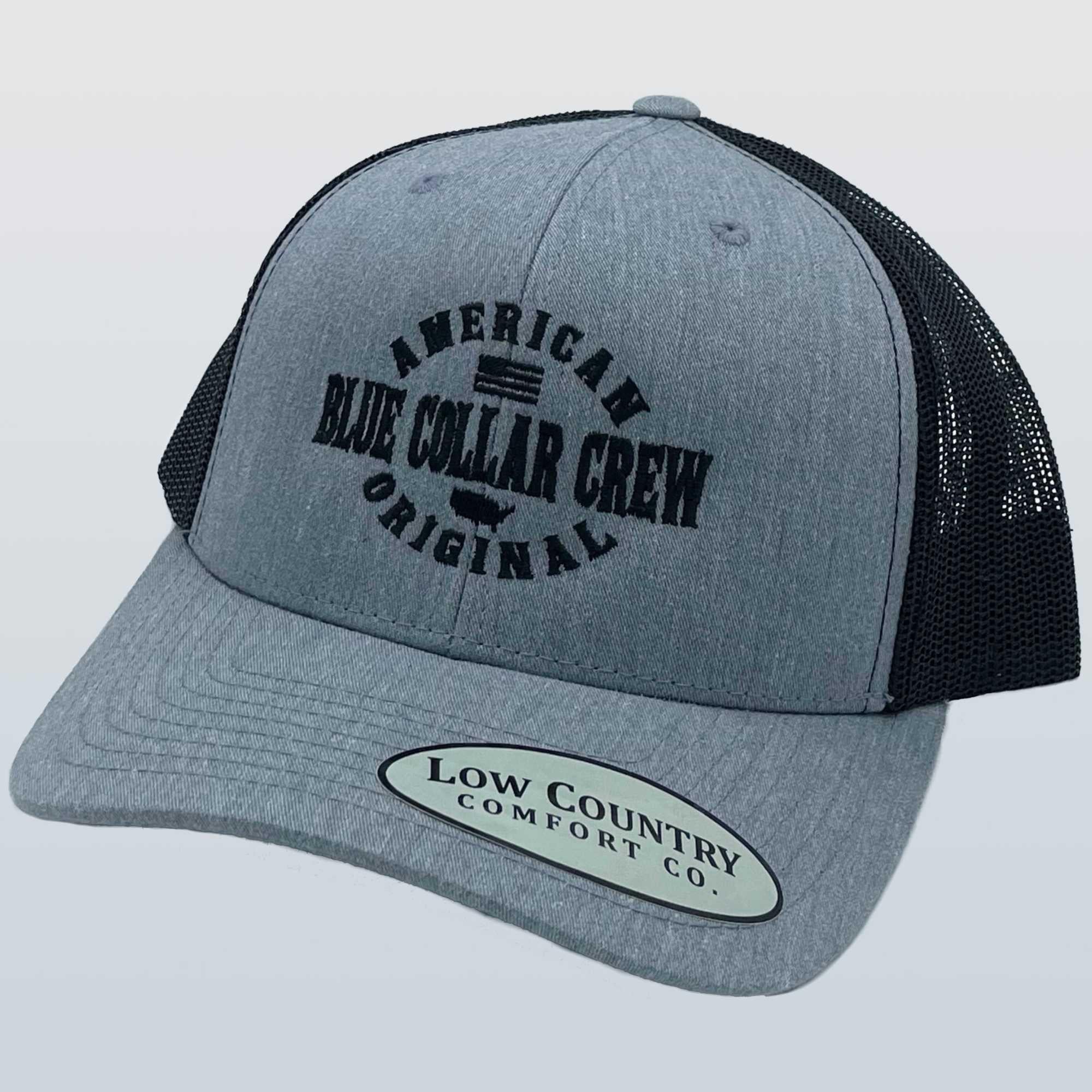 Blue Collar American Hat Original Heather/Black