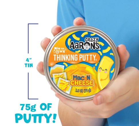 Crazy Aaron's Thinking Putty® - Mac N Cheese - Mix It