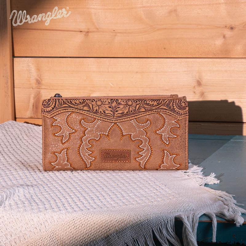Wrangler Embroidered Bi-Fold Wallet