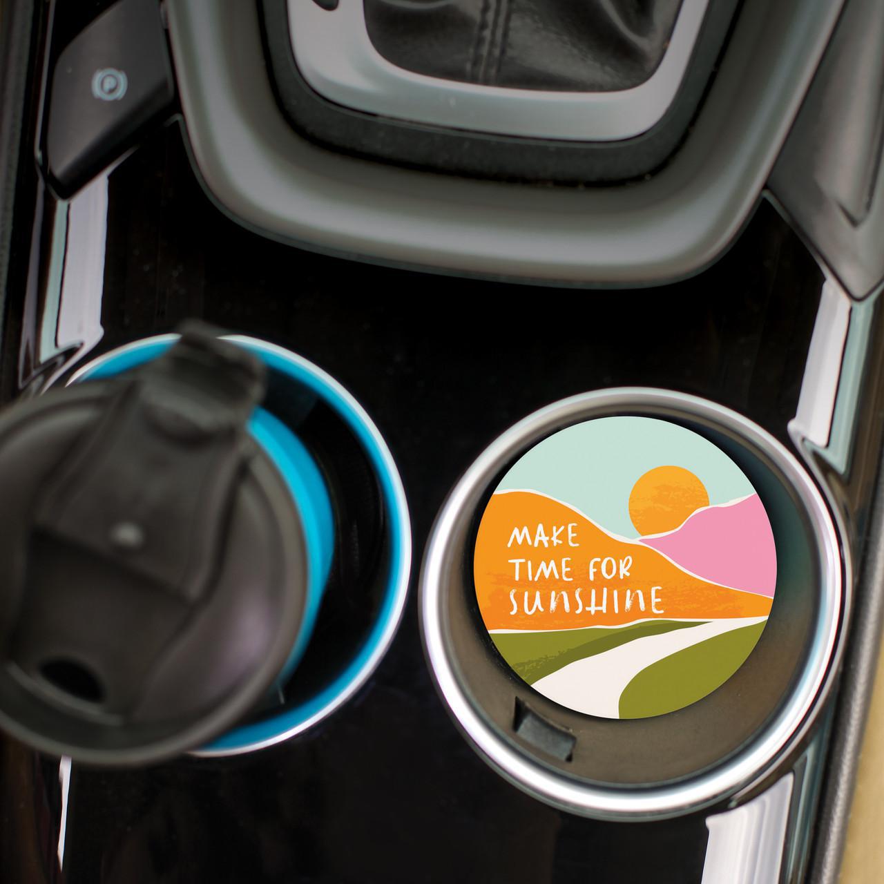 Make Time For Sunshine Car Coaster