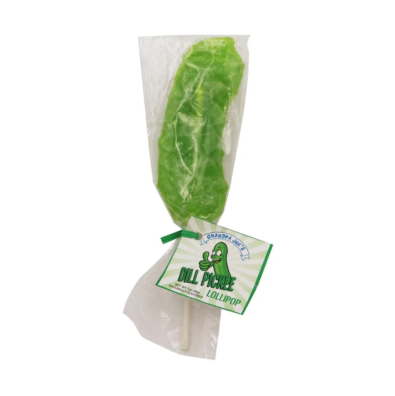Grandpa Joe's Pickle Lollipops