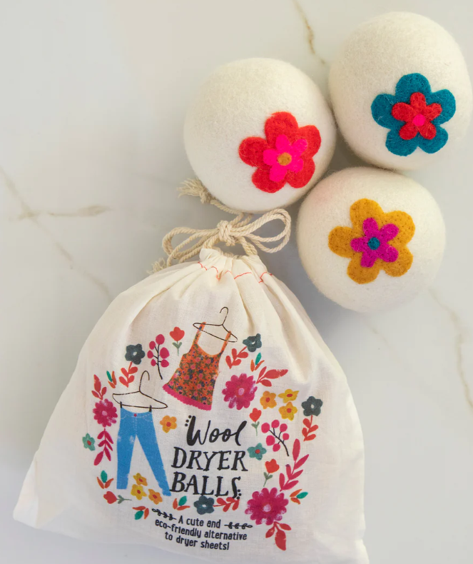 Wool Dryer Balls, Set of 3