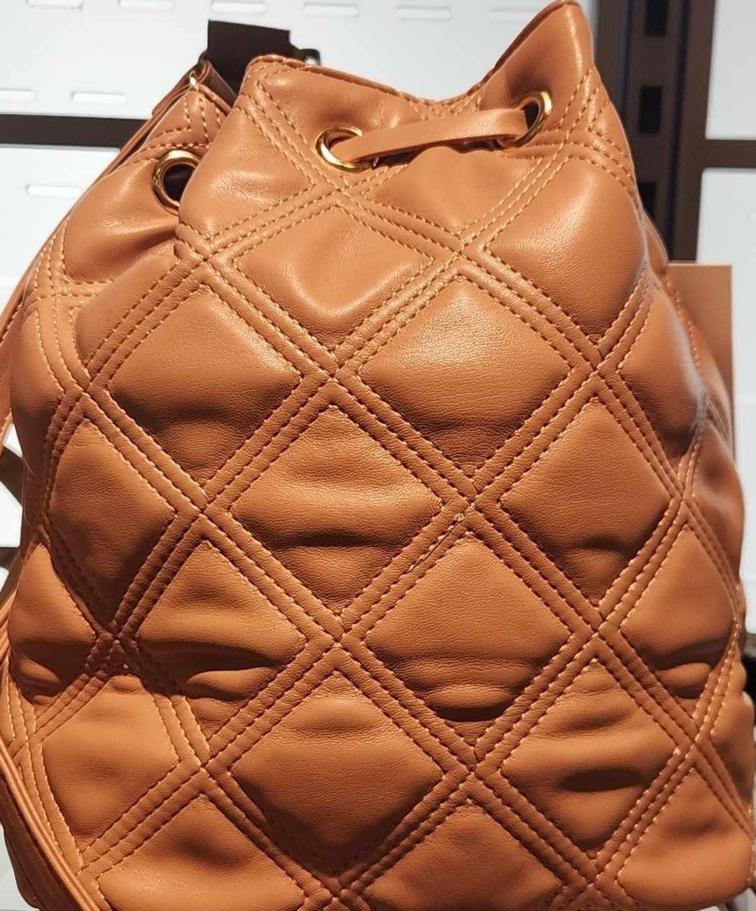 Estelle Quilted Bucket Bag