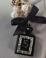 Perfume Bottle Crystal Key Chain