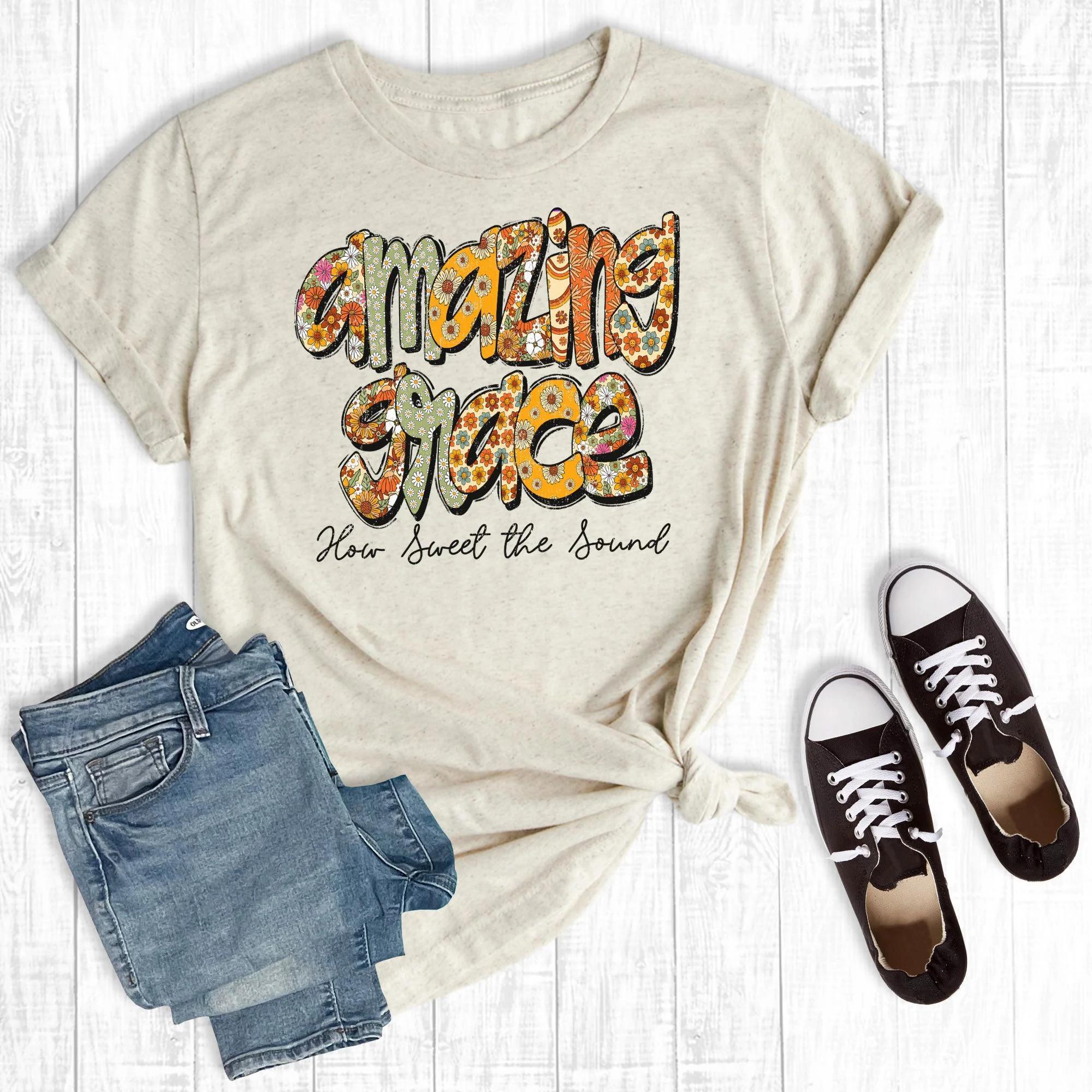 Amazing Grace Cream Tee