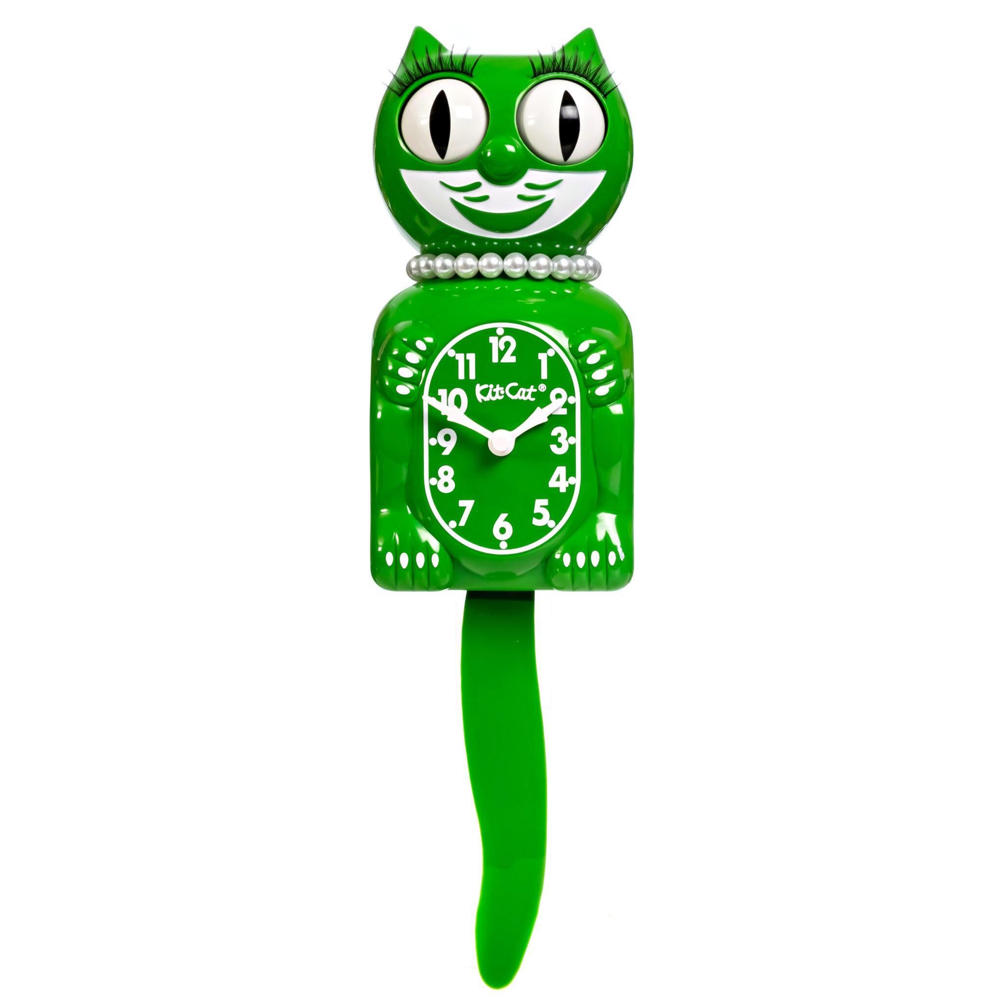 Classic Green Kit-Cat Klock