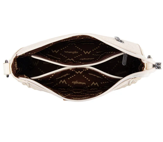 Wrangler Western Chevron Contrast Stitch Satchel Bag