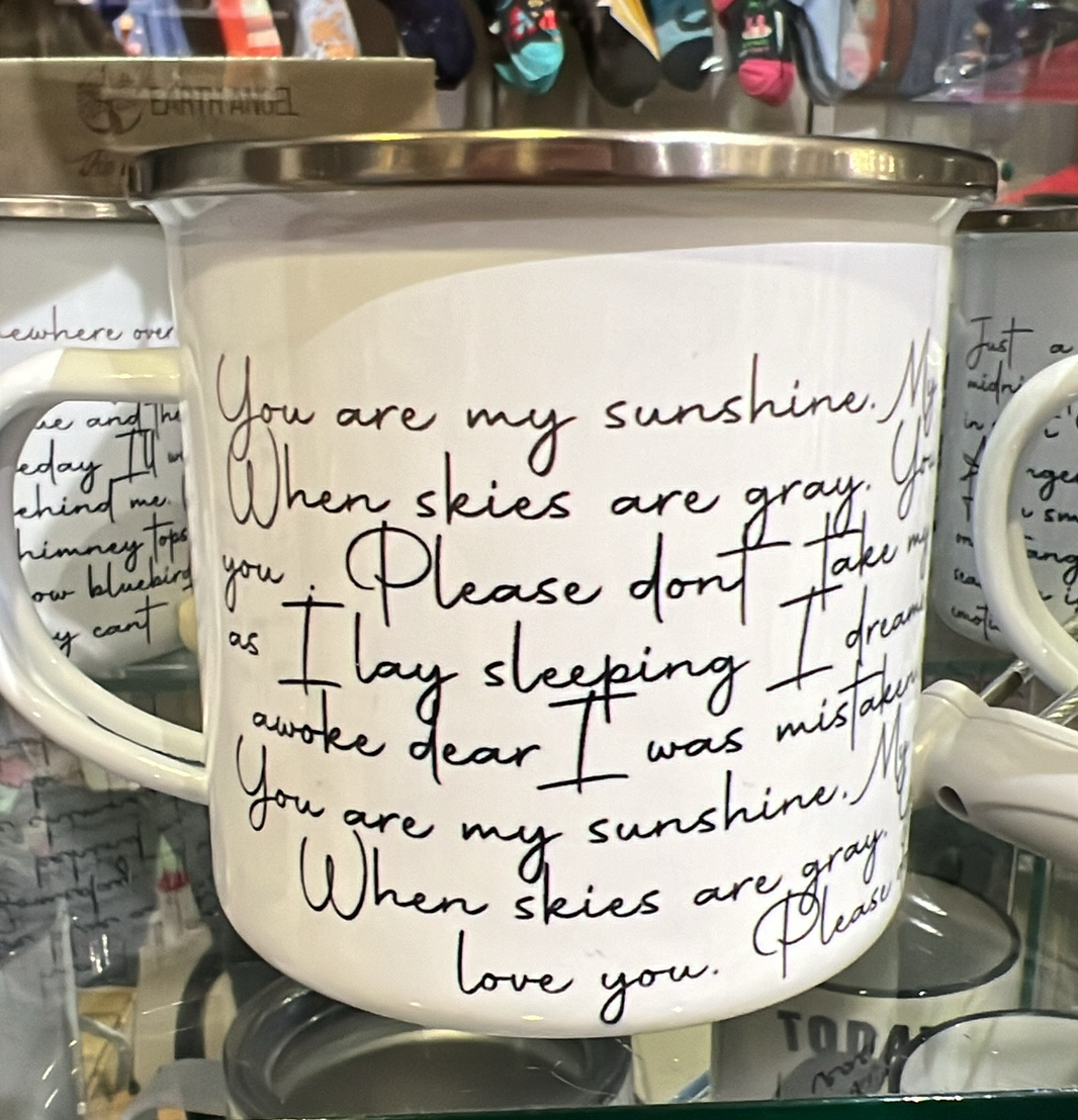 You Are My Sunshine Metal Mug