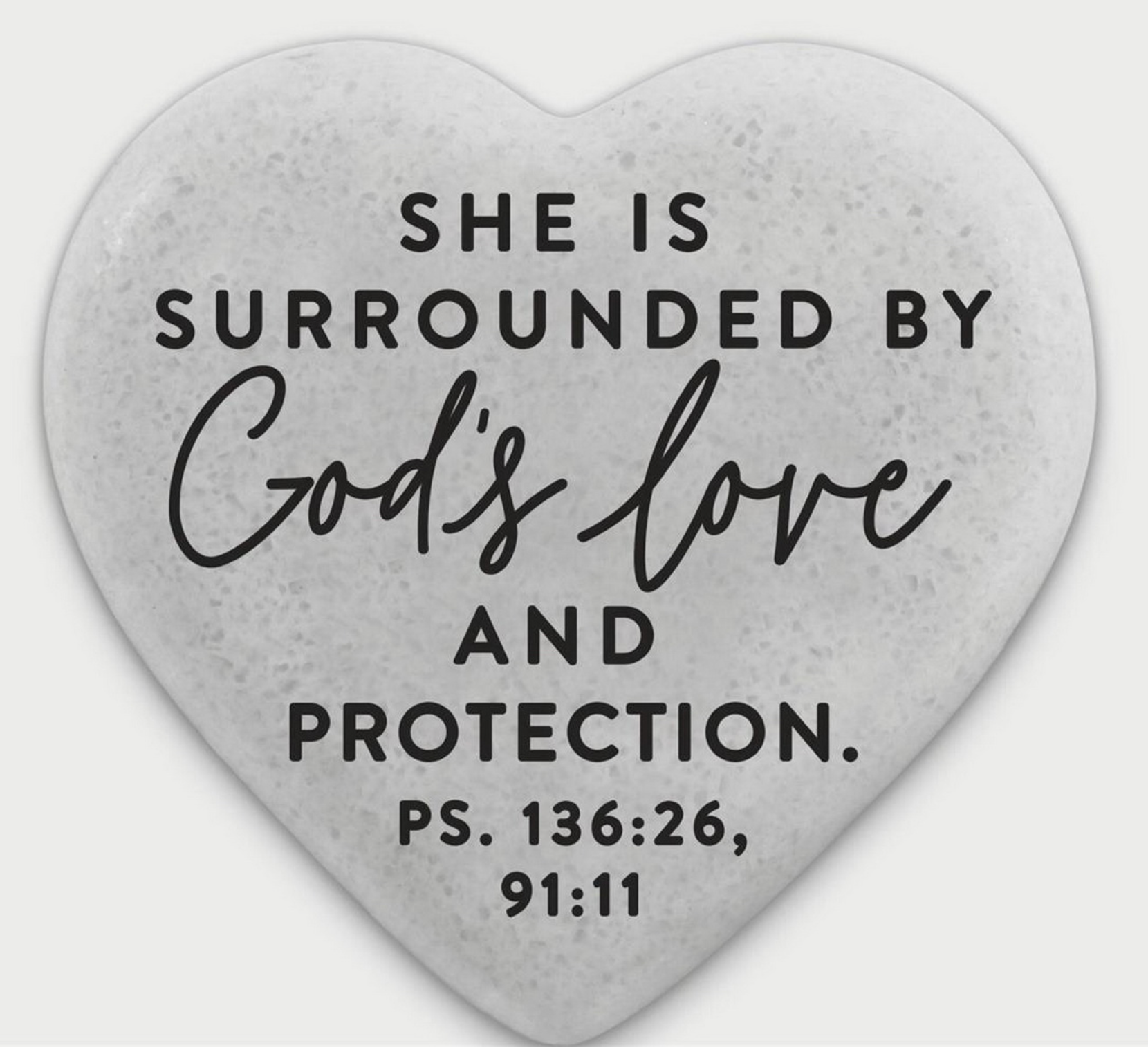 Heart Stone Surrounded By God