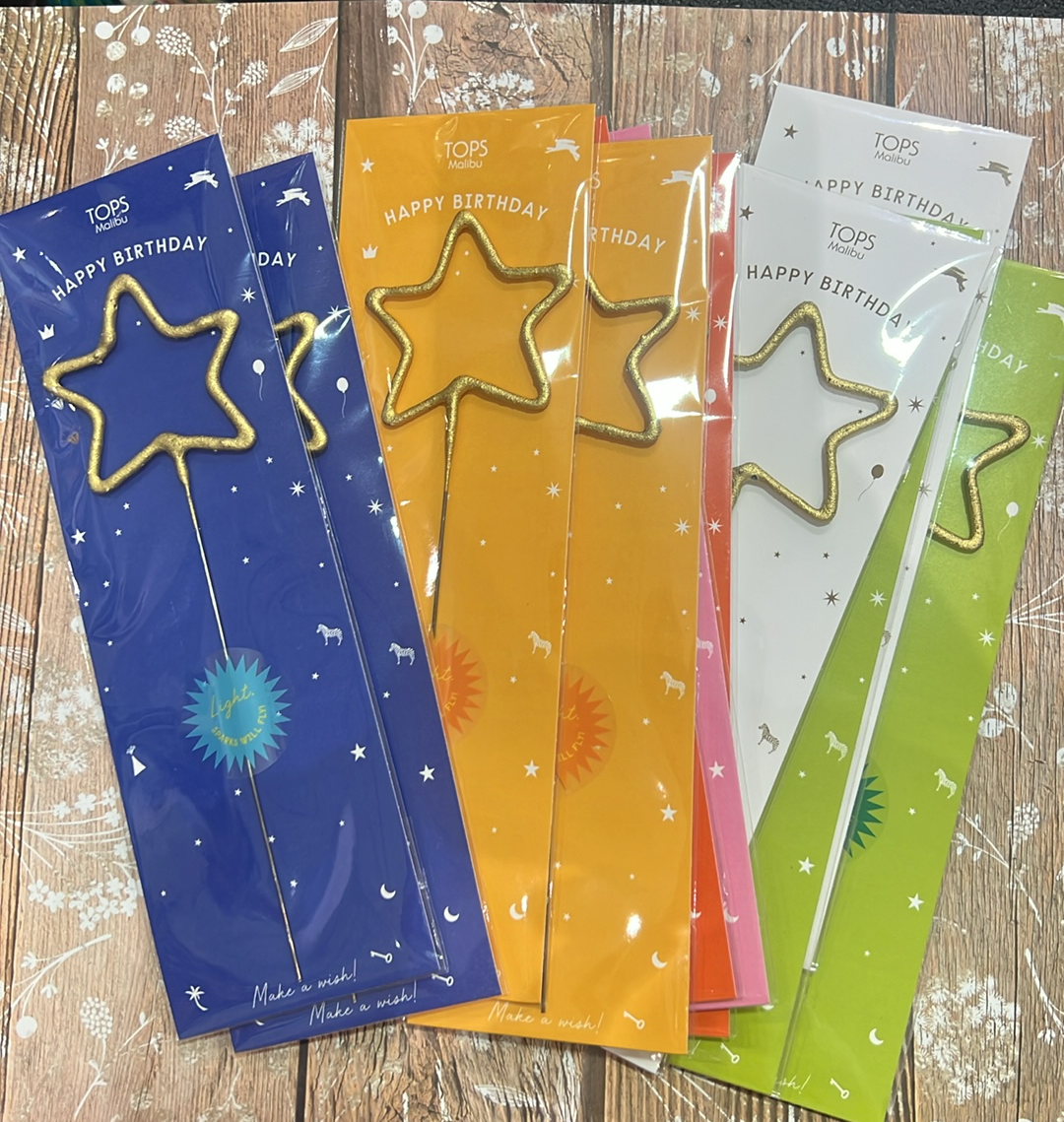 Star Sparkler Candle