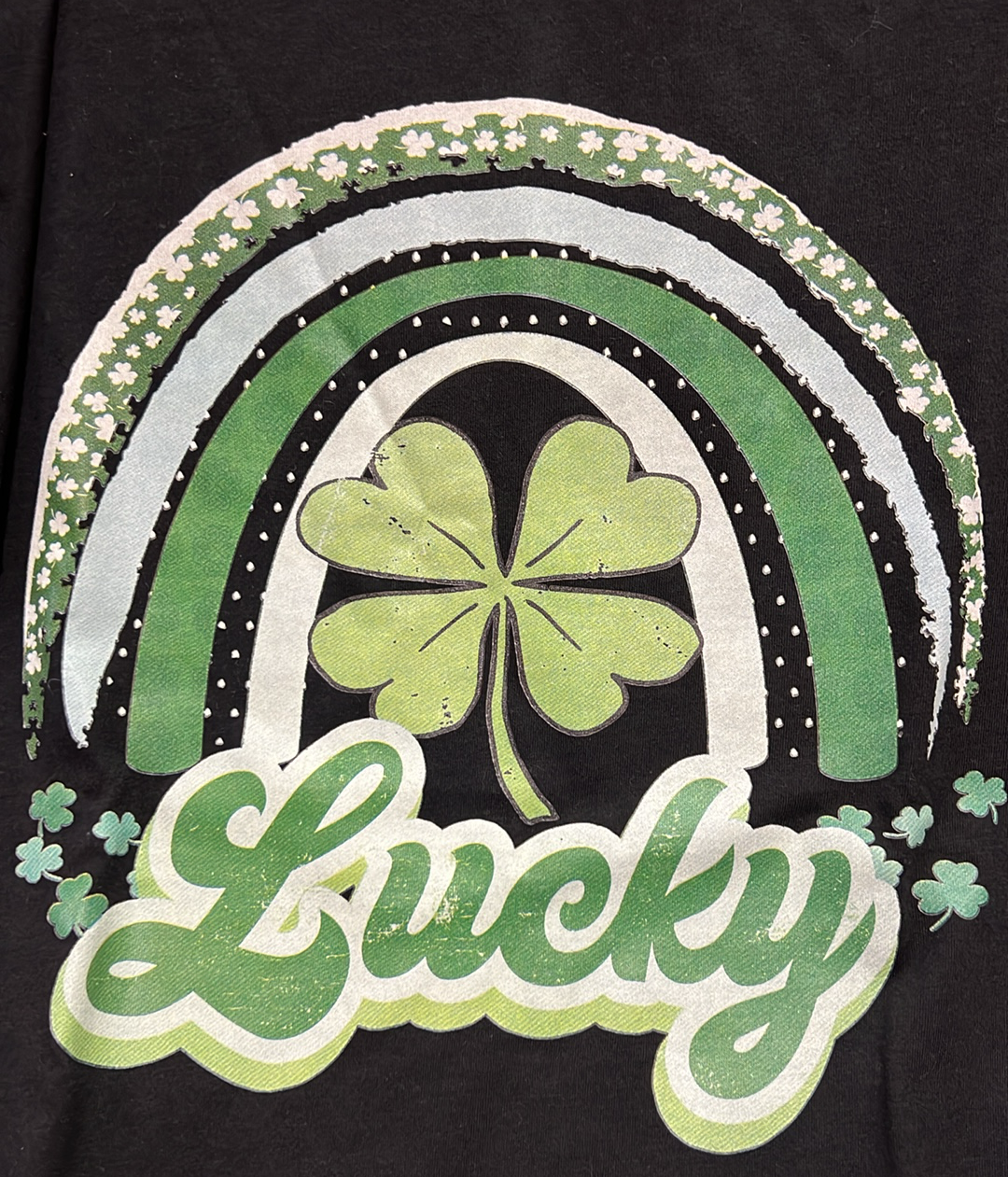 Lucky Clover Rainbow Tee