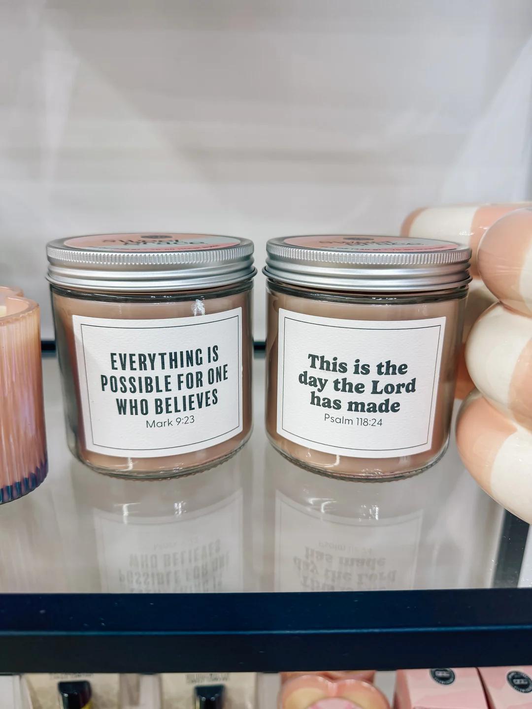 Sweet Grace Collection Candle #053 - Bible Verse