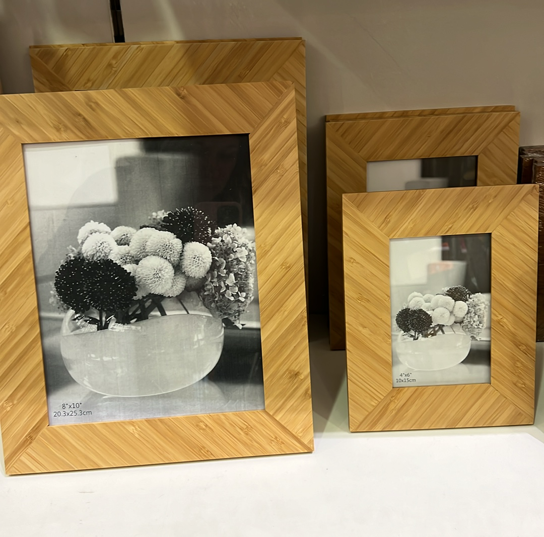 Engravable Bamboo Picture Frame