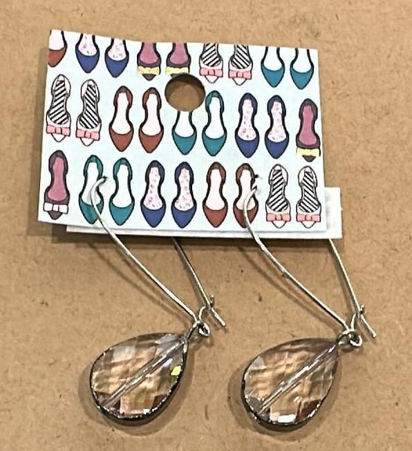 Teardrop Crystal Earrings