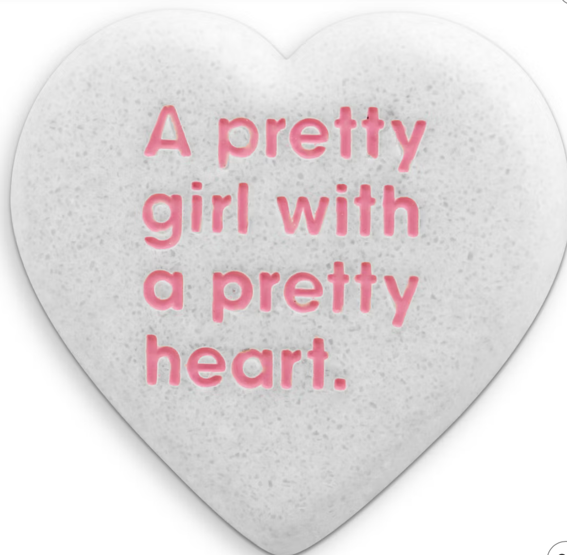 Pretty Girl Heart Stone