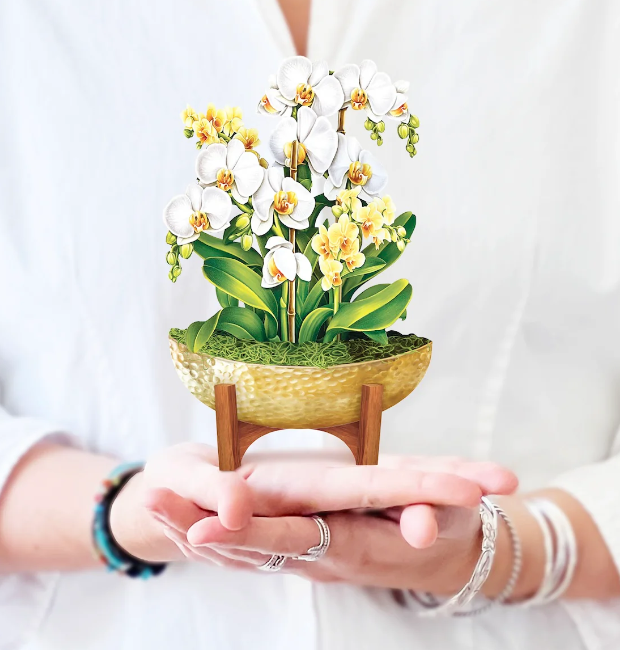 Mini Serenity Orchid Pop-Up Card