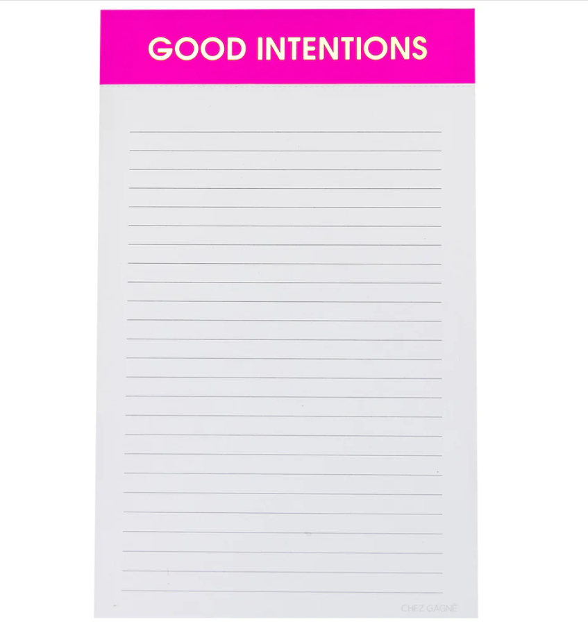 Good Intentions Notepad