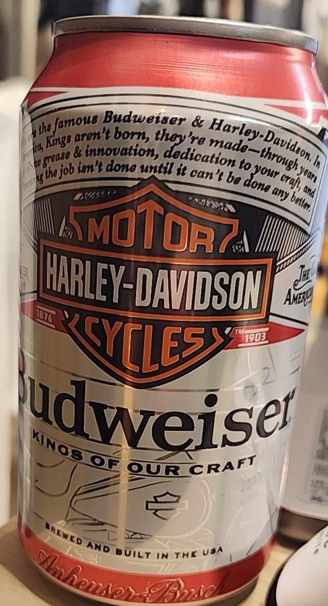 Harley Davidson Beer Can Candle