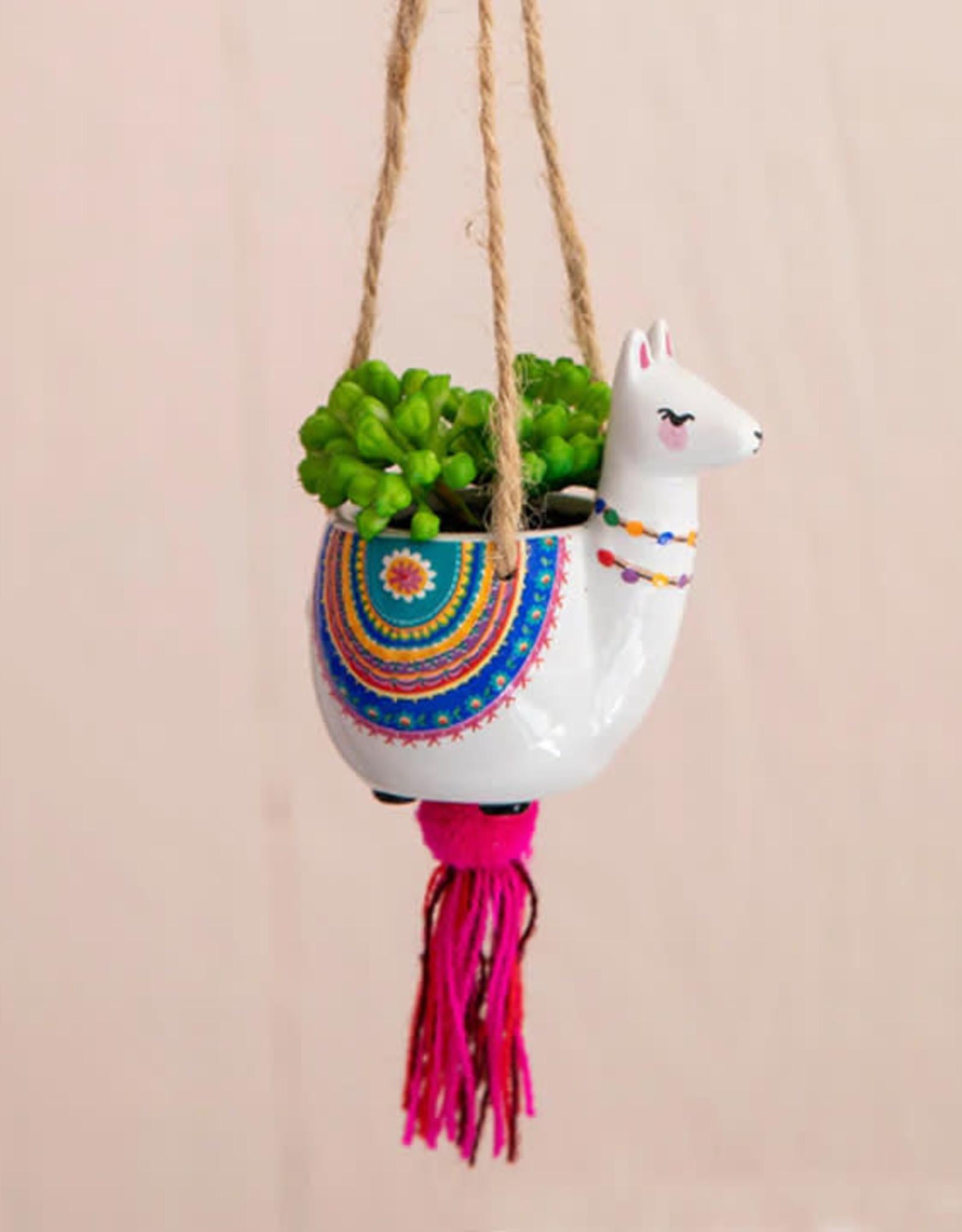 Llama Hanging Succulent