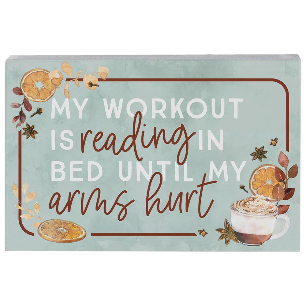 Reading Workout Block Sign