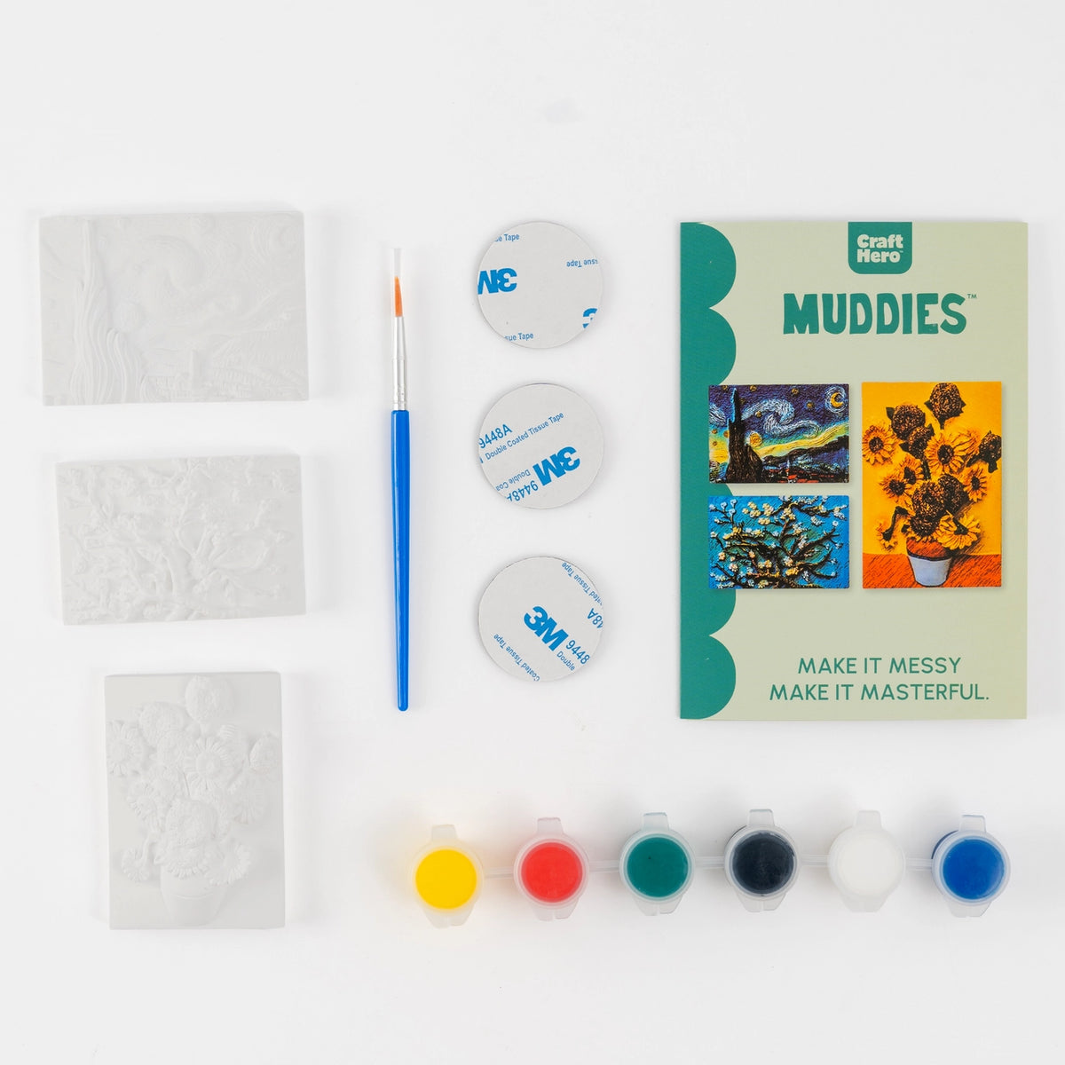Craft Hero Muddies™ - Van Goghs Masterpieces - DIY Magnets