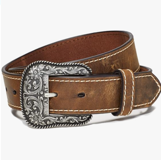 Ariat Women's Basic Stitch Edged Belt