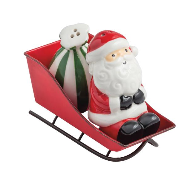 Santa's Sleigh Salt & Pepper