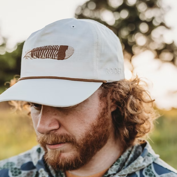 Roost Turkey Feather Rope Hat
