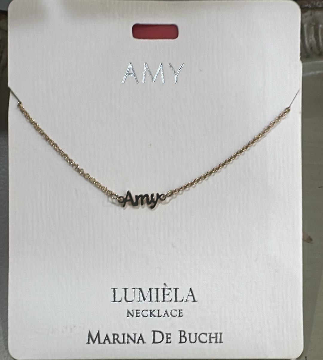 Lumiela Amy Name Necklace