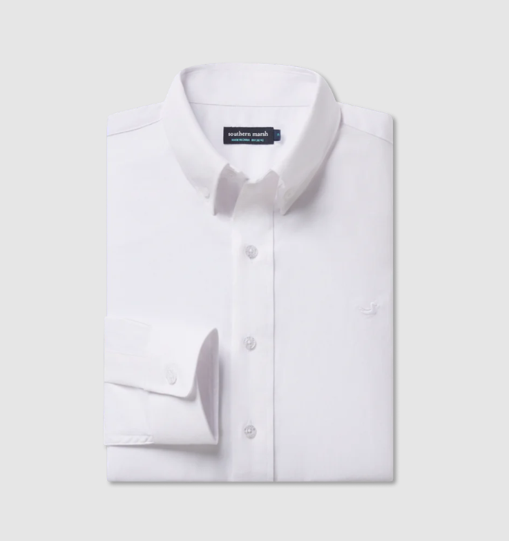 Classic Oxford Dress Shirt White