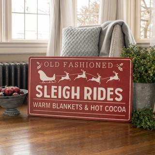 Old Fashioned Sleigh Rides Sign