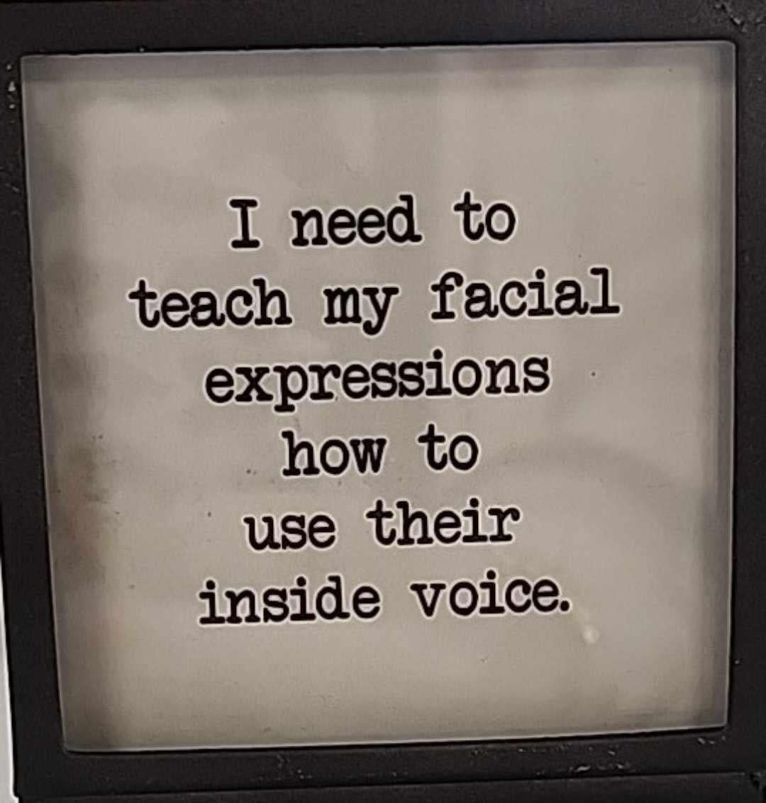 Inside Voice Facial Plaque