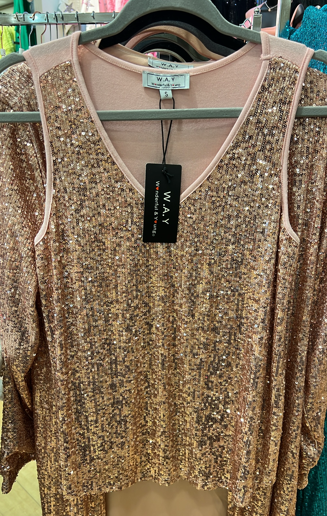 Gold Sequin Tank