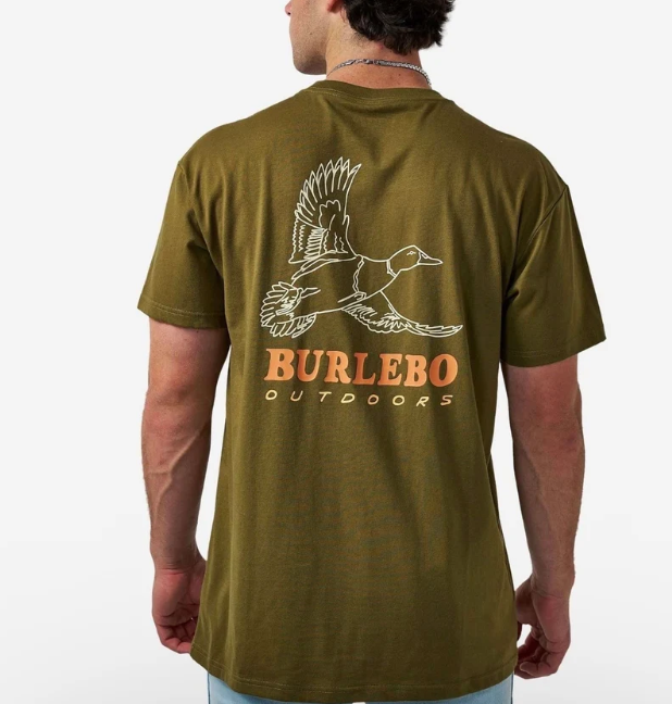 Burlebo - Short Sleeve Tee - Duck Wild - Hunter Green
