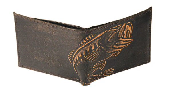 Burnished Antique Brown Passcase Bifold Wallet