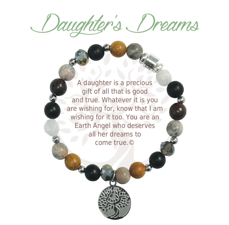 Earth Angel Natural Stone Bracelet - Daughter's Dreams