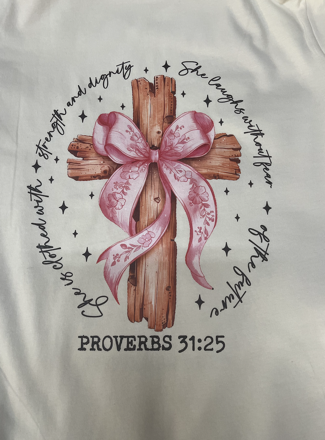 Proverbs Cross Tee