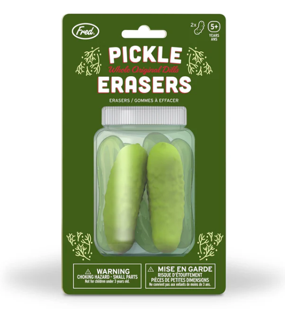 Funny Food Erasers