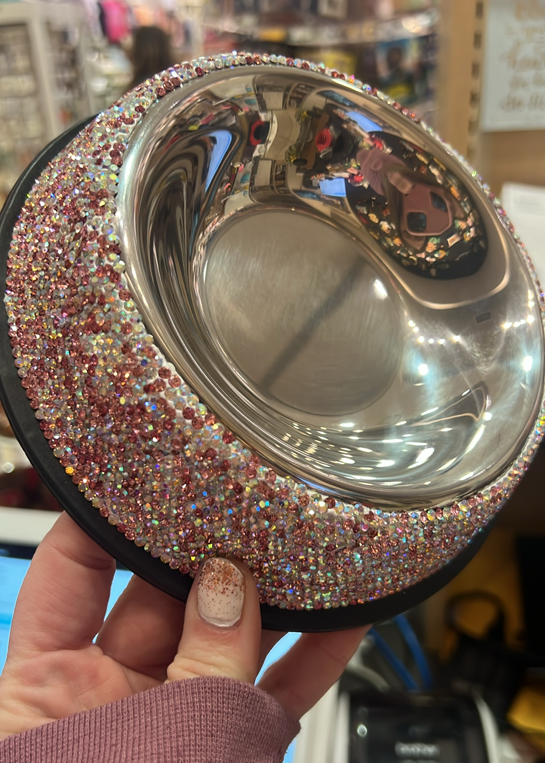 Bling Dog Bowl