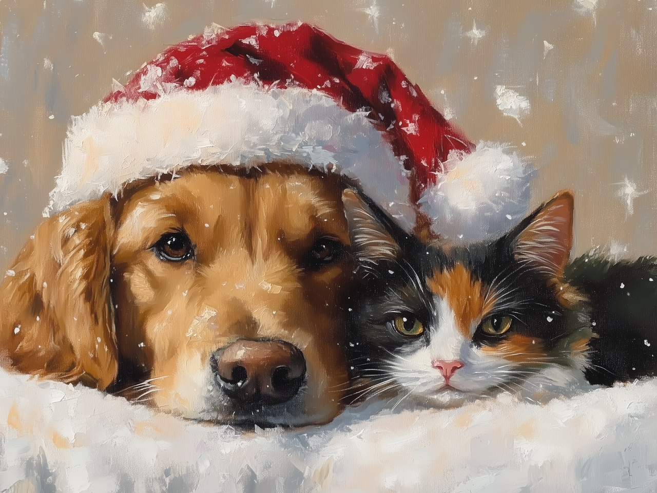 Santa's Pets Picture