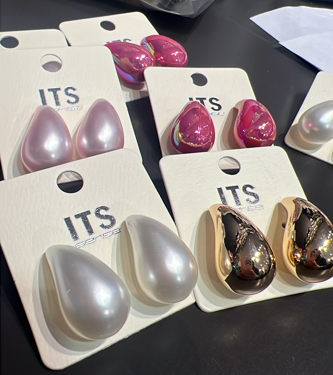 Teardrop Post Earrings