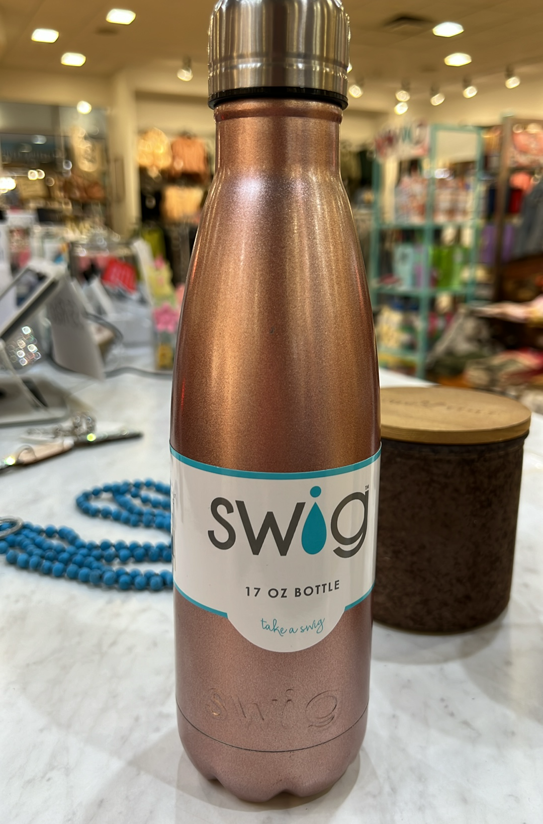 Rose Gold Water Bottle