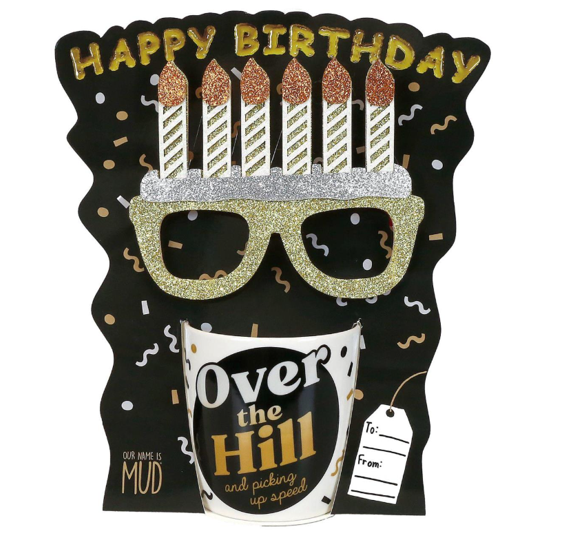 Birthday Mug w/ Glasses Set