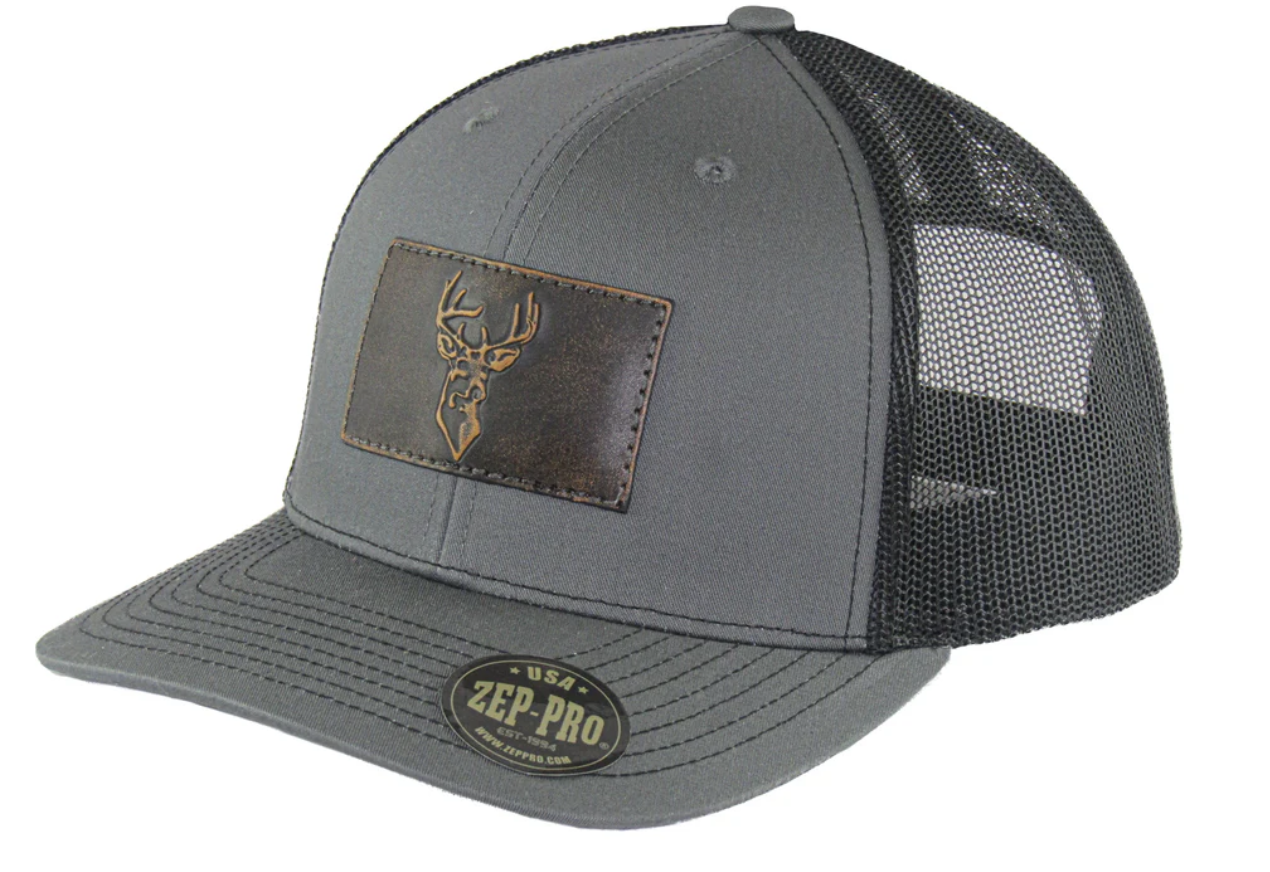 Charcoal/Black Buck Hat