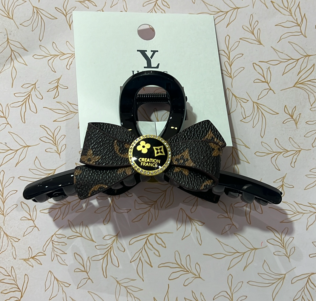 LV Monogram Hair Clip