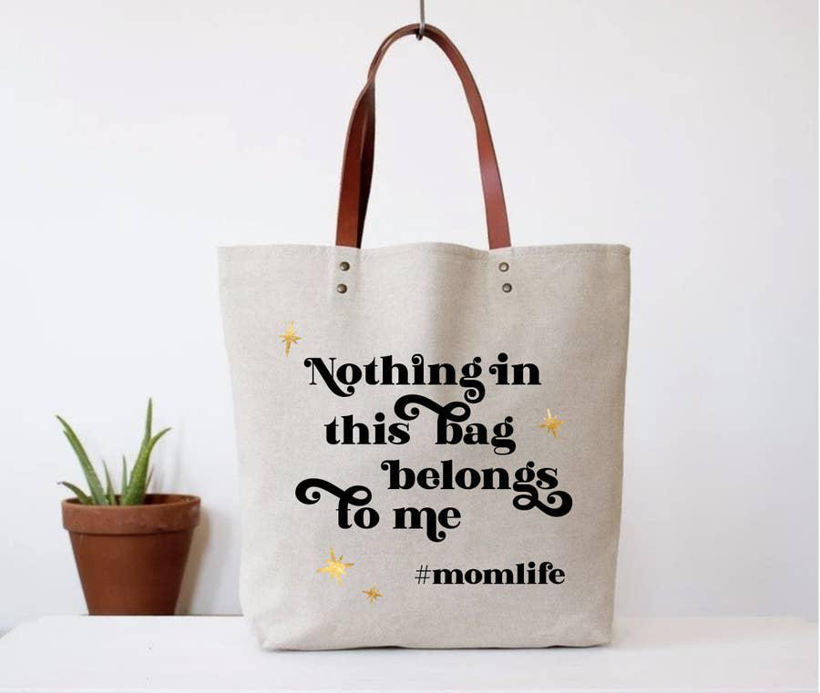 #Mom Life Tote Bag