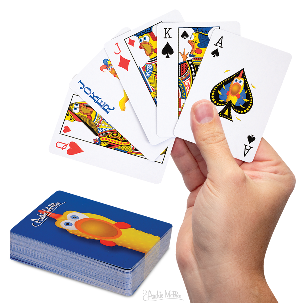 Rubber Chicken Playing Card