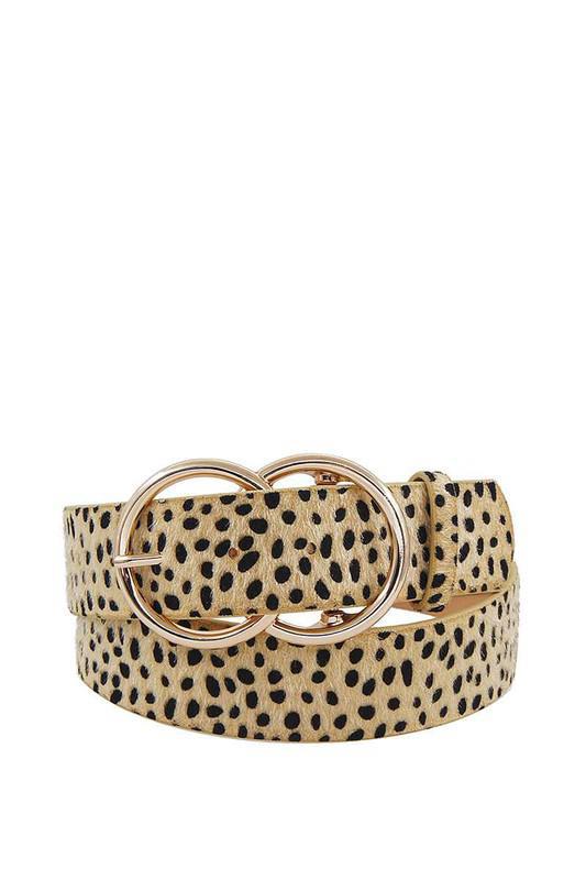 Cheetah Beige Belt