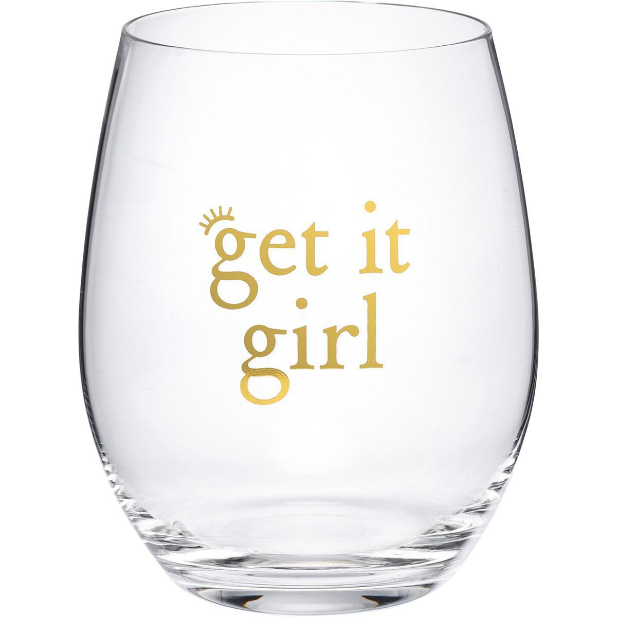 Get It Girl Wine Glass