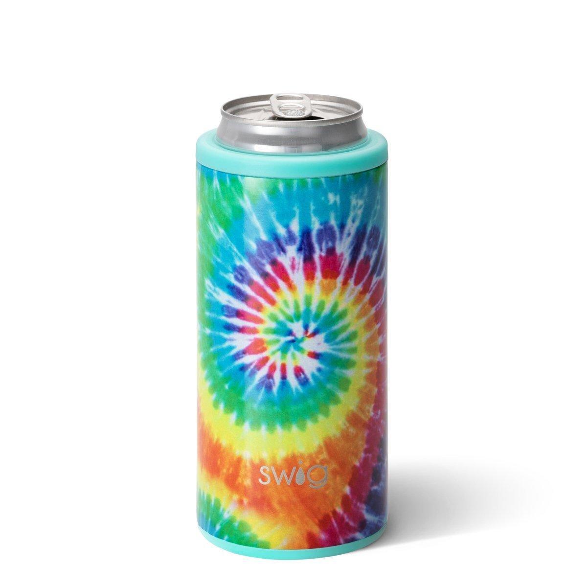 Swirled Peace Skinny Can Cooler